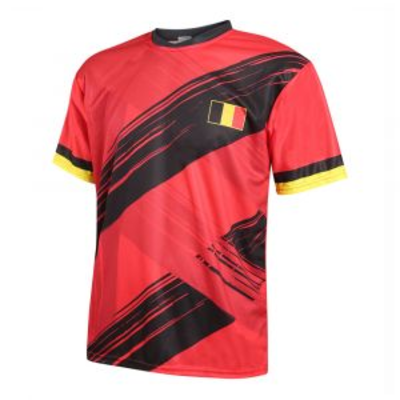 Moedig je team aan in een mooi België shirt
